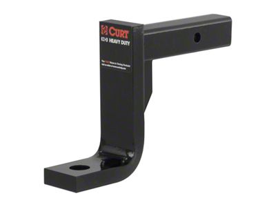 2-Inch Receiver Hitch Class IV Ball Mount; 8-Inch Drop (Universal; Some Adaptation May Be Required)
