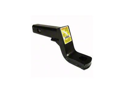 2-Inch Receiver Hitch Heavy Duty Ball Mount; 4-Inch Drop (Universal; Some Adaptation May Be Required)