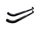 3-Inch Round Side Step Bars; Black (21-24 Bronco 2-Door)