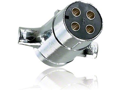 4-Pole Round Trailer End Connector