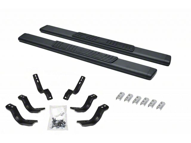 Go Rhino 5-Inch OE Xtreme Low Profile Side Step Bars; Textured Black (21-24 Bronco 2-Door)