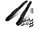 5-Inch Oval Bent Side Step Bars; Black (21-24 Bronco 4-Door)