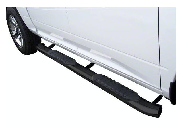 5-Inch Oval Premium Side Step Bars; Black (21-24 Bronco 2-Door)