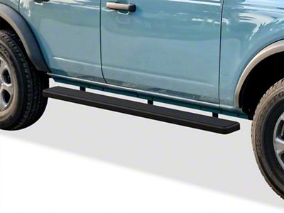 6-Inch iStep Running Boards; Black (21-24 Bronco 4-Door)