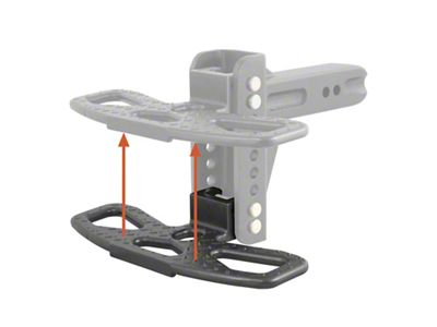 Adjustable Channel Mount Hitch Step (Universal; Some Adaptation May Be Required)