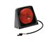 Agricultural Light; Single; Red and Black; With Molded Tri-Plug