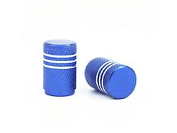 Aluminum Valve Stem Cap; Blue (Universal; Some Adaptation May Be Required)