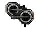 APEX Series High-Power LED Module Headlights; Black Housing; Clear Lens (21-24 Bronco)