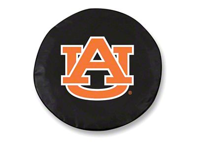 Auburn University Spare Tire Cover with Camera Port; Black (21-24 Bronco)