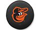 Baltimore Orioles Spare Tire Cover with Camera Port; Black (21-24 Bronco)