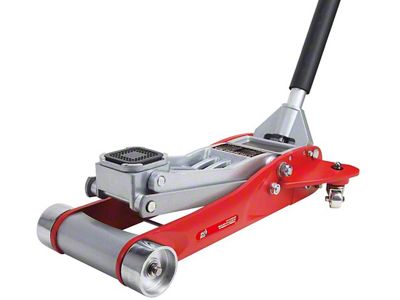 Big Red Low Profile Aluminum Floor Jack; 3-Ton Capacity