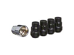 Black Acorn Wheel Locks; M12x1.5; Set of 5 (21-25 Bronco, Excluding Raptor)