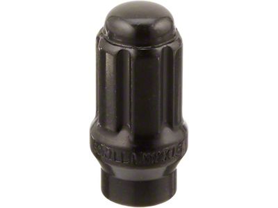 Black Lug Nuts; 12mm x 1.5; Set of 24 (21-25 Bronco, Excluding Raptor)