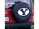 Brigham Young Spare Tire Cover with Camera Port; Black (21-24 Bronco)