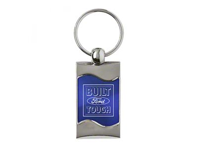 Built Ford Tough Rectangular Wave Key Fob