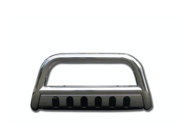 Bull Bar with Skid Plate; Stainless Steel (21-24 Bronco, Excluding Raptor)