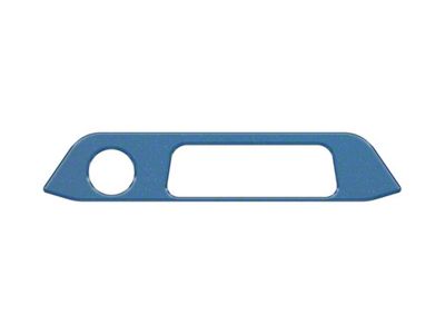 Center Console Latch Accent Trim; Atlas Blue (21-24 Bronco)