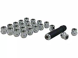 Chrome Closed End Spline Lug Nuts; M12 x 1.5; Set of 24 (21-24 Bronco, Excluding Raptor)