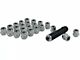 Chrome Open End Spline Lug Nuts; M12 x 1.5; Set of 24 (21-24 Bronco, Excluding Raptor)