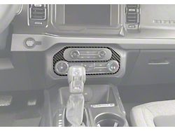 Climate Control Accent Trim; Carbonized Gray (21-25 Bronco)