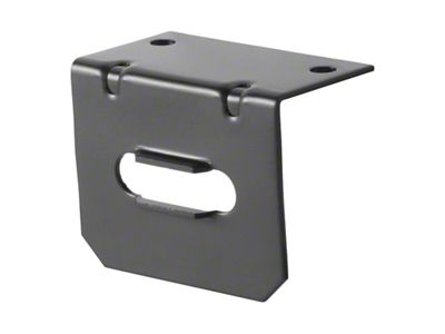 Connector Mounting Bracket for 4-Way Flat; Black