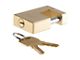 Coupler Padlock; Solid Brass