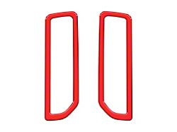 Defrost Vent Accent Trim; Race Red (21-24 Bronco)