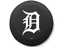 Detroit Tigers Spare Tire Cover with Camera Port; Black (21-24 Bronco)