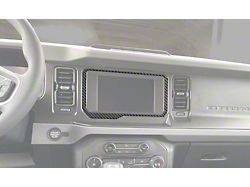 Display Screen Accent Trim; Forged Carbon Fiber (21-25 Bronco)