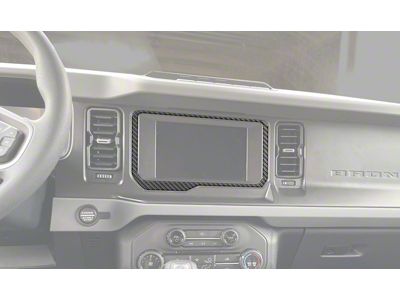 Display Screen Accent Trim; Rapid Red (21-24 Bronco)