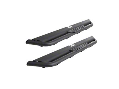 Go Rhino Dominator Xtreme DT Side Step Bars; Textured Black (21-24 Bronco 2-Door)