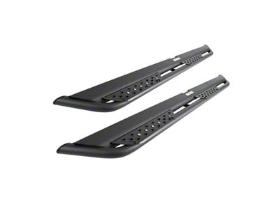 Go Rhino Dominator Xtreme DT Side Step Bars; Textured Black (21-24 Bronco 4-Door)