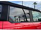 Door Pillar Accent Trim; Domed Carbon Fiber (21-24 Bronco)