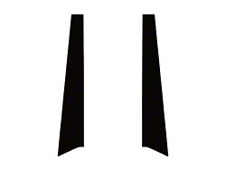 Door Pillar Overlays; Matte Black (21-24 Bronco 2-Door)