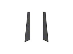 Door Pillar Overlays; Raw Carbon Fiber (21-24 Bronco 2-Door)