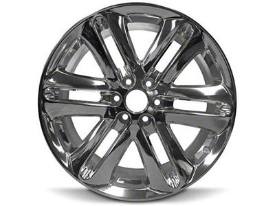 Double I-Spoke Replica Aluminum Polished 6-Lug Wheel; 22x9; 44mm Offset (22-24 Bronco Raptor)