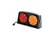 Dual Agricultural LED Light; Amber and Red; With Brake Light Function