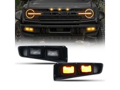 Dual Color LED Fog Lights (21-25 Bronco w/ Modular Front Bumper)