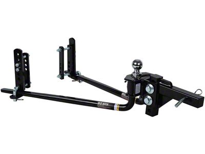 e2 6K Round Bar Weight Distributing Receiver Hitch with Built-In Sway Control (Universal; Some Adaptation May Be Required)