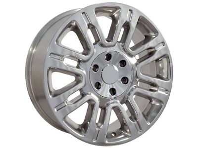 Expedition Style Polished 6-Lug Wheel; 20x8.5; 44mm Offset (22-24 Bronco Raptor)