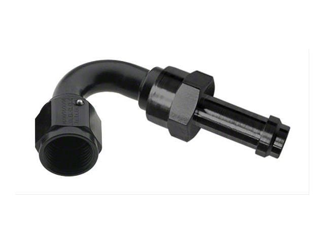 EZ Street Push-On 45 Degree Hose End; -8AN; Black