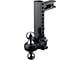 FLASH SSBM Series 2-Inch Receiver Hitch Adjustable Ball Mount; 10-Inch Drop (Universal; Some Adaptation May Be Required)