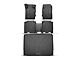 Front and Rear Floor Liners; Black (21-24 Bronco 4-Door)