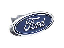 Ford Class II Hitch Cover; Chrome (Universal; Some Adaptation May Be Required)