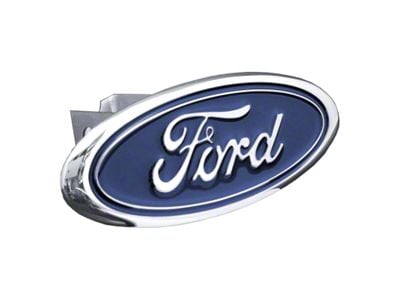 Ford Class II Hitch Cover; Chrome (Universal; Some Adaptation May Be Required)