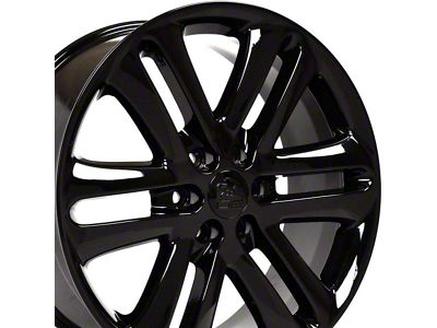 FR76 Black 6-Lug Wheel; 22x9; 44mm Offset (22-24 Bronco Raptor)