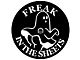 Freak in The Sheets with Funny Ghost Spare Tire Cover with Camera Cutout; Black (21-24 Bronco)