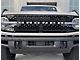 Front Grille Letters Overlays; Iconic Silver (21-24 Bronco, Excluding Raptor)