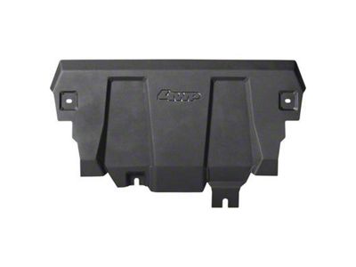 Full Width Front Bumper Skid Plate; Black (21-24 Bronco, Excluding Raptor)