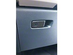 Glove Box Accent Trim; Raw Carbon Fiber (21-24 Bronco)